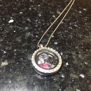 Love charm necklace